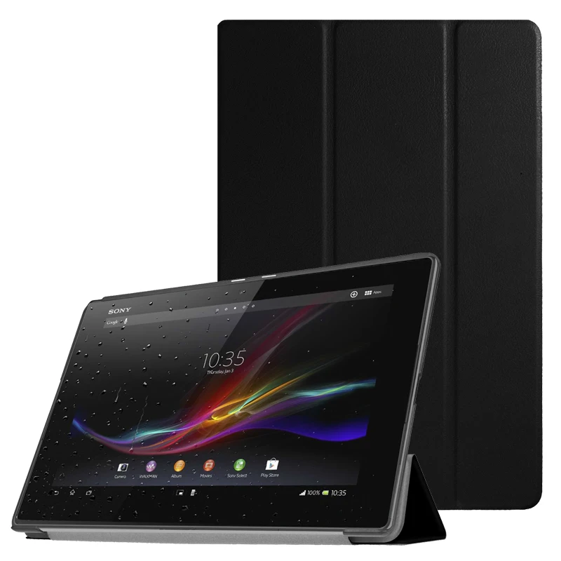 Чехол для Sony Xperia Z4 10 1 дюймовый планшет Funda тонкий складной флип-чехол с подставкой