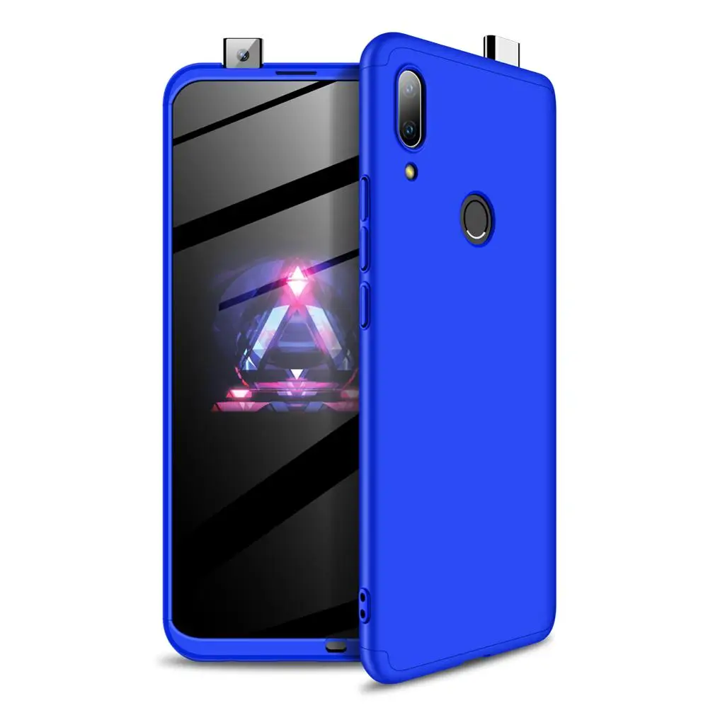 Чехол с полной защитой 360 градусов для Huawei P Smart Z 2019 Роскошный чехол 3 в 1 жесткая