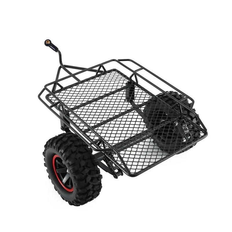 Металлический трейлер грузовой перевозчик для 1/10 RC Rock Crawler Traxxas TRX4 Axial SCX10 RC4WD D90 CC01