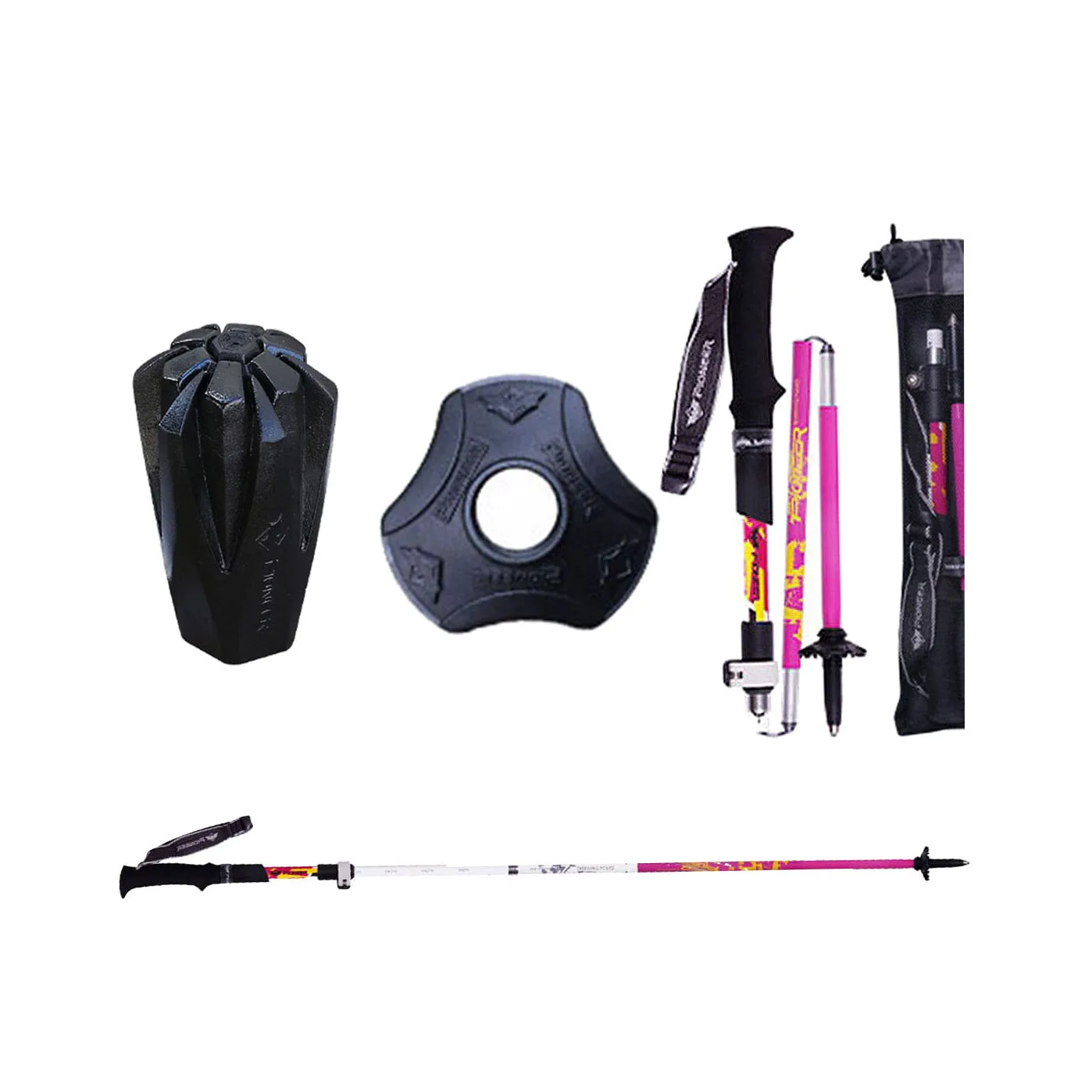 1 шт. Сверхлегкий тростниковый замок из углеродного волокна 5 секций складной