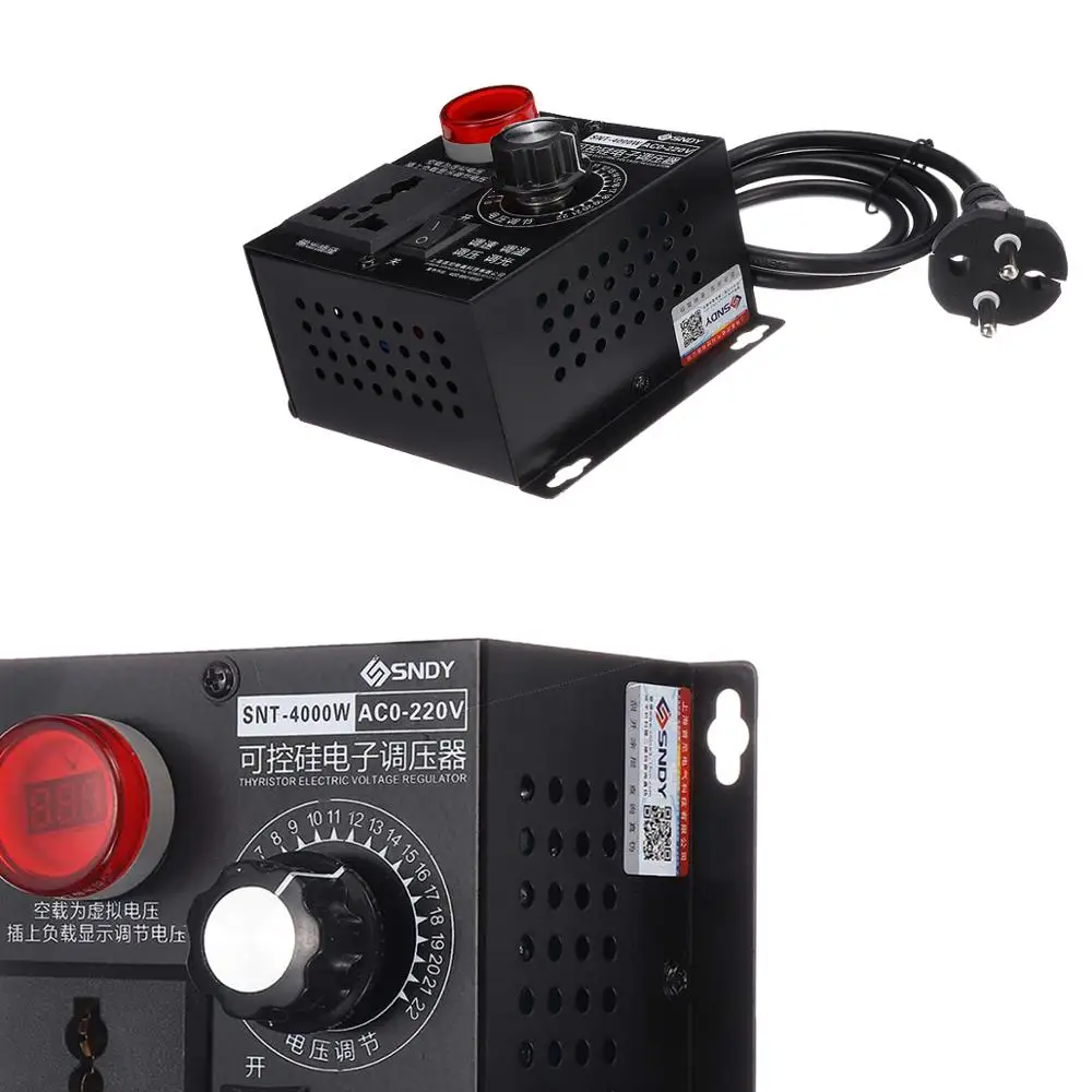 18A AC 220V 4000W высокомощный регулятор напряжения вентилятора двигателя тиристора