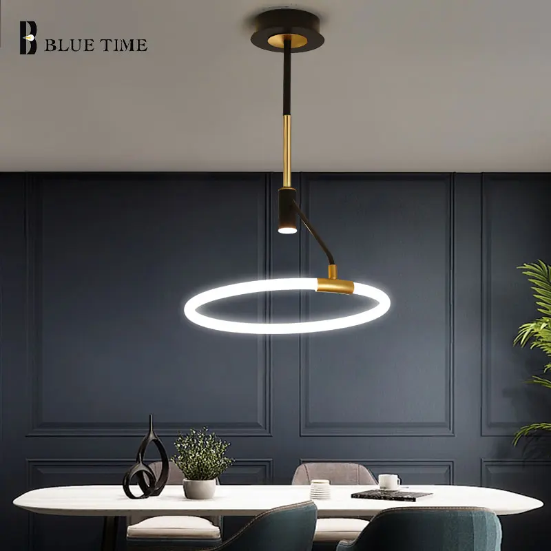 

Home Lights Modern Led Pendant Lights For Living room Dining room Kitchen Bedroom Hanging Pendant Lamp Metal Fixtures 110V 220V