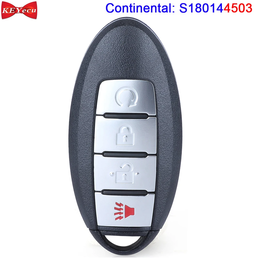 KEYECU для Nissan Kicks 2018 2019 2020 смарт Брелок дистанционного ключа S180144503 KR5TXN3 433 92 МГц 4A