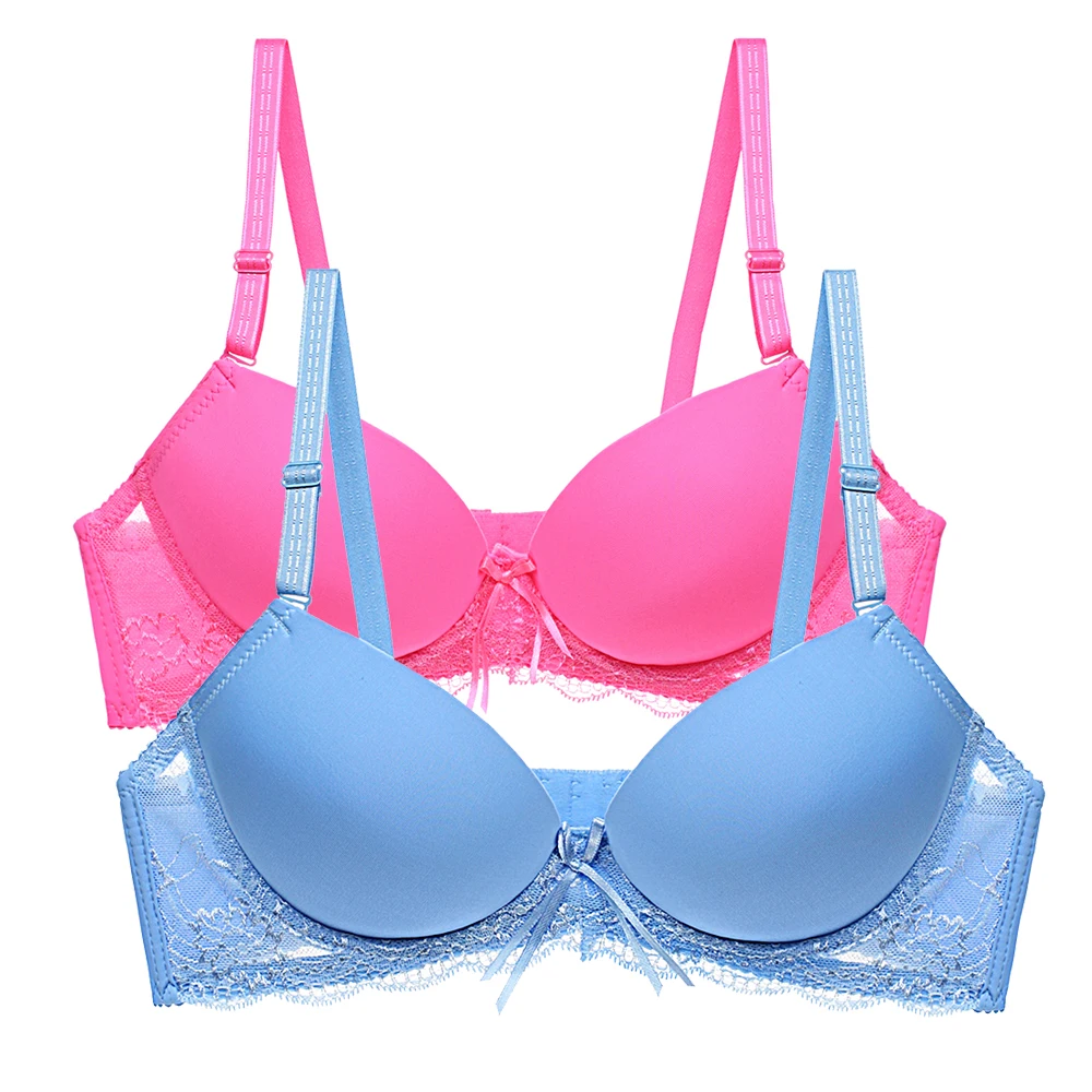 Женский бесшовный бюстгальтер пуш ап нижнее белье 2 шт./лот|Бюстгальтеры| |