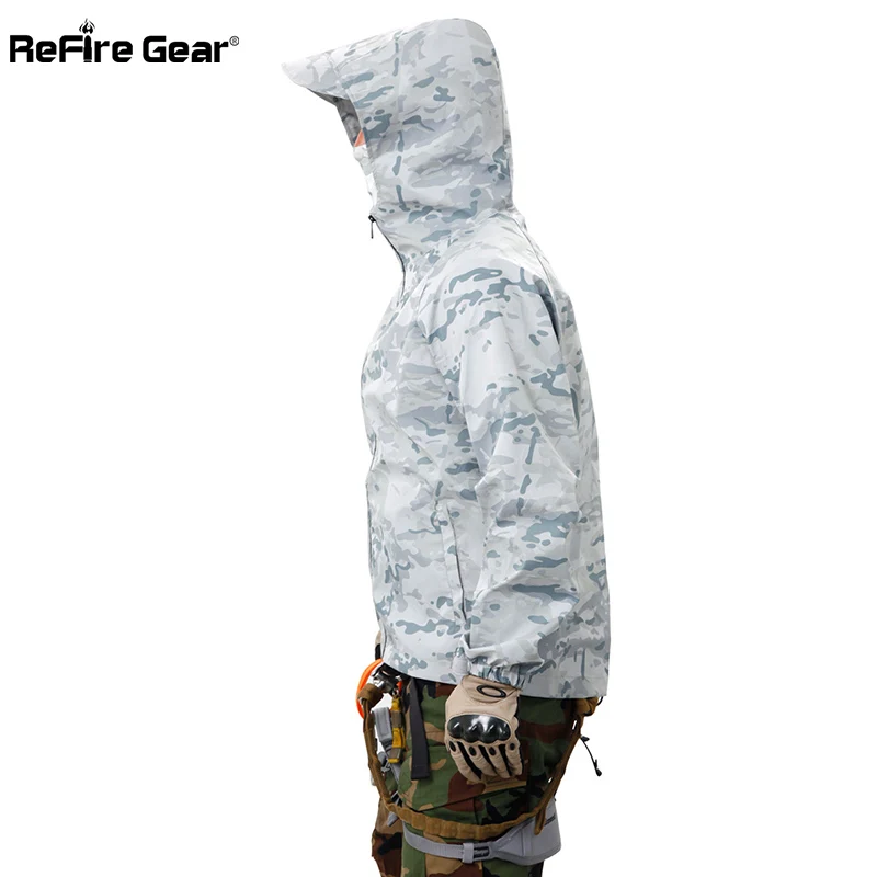ReFire Gear Hard Shell Военная Тактическая камуфляжная куртка Мультикам дышащая