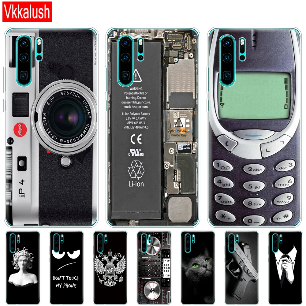 Мягкий чехол для телефона Huawei P30 Pro силиконовый из ТПУ задняя крышка