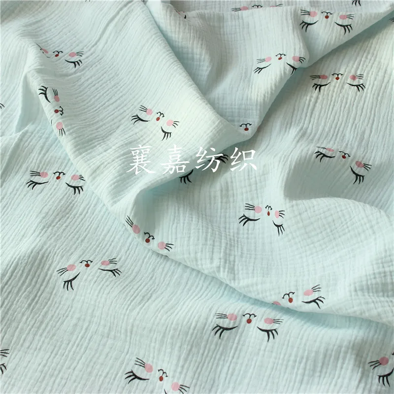 Ресниц печать на ткани 100% хлопок Twill Ткань для комплект кровати сделай сам ткань
