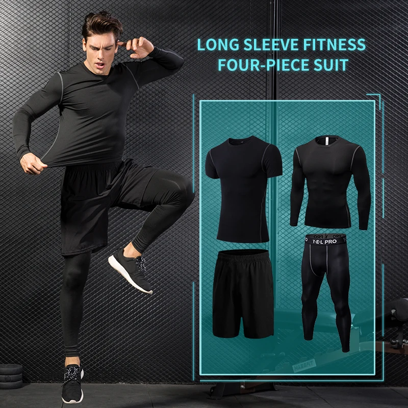 Горячая Распродажа: 5 шт. спортивный костюм для фитнеса колготки из дышащего