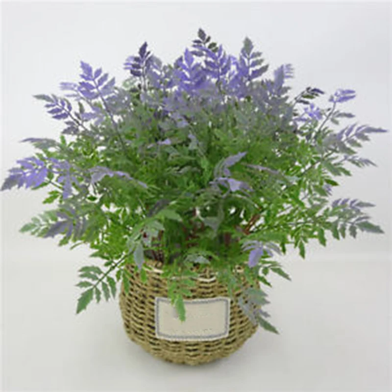 Artificial Boston Fern Faux Grass Plastic Plant Leaves Shrubs Decor | Дом и сад