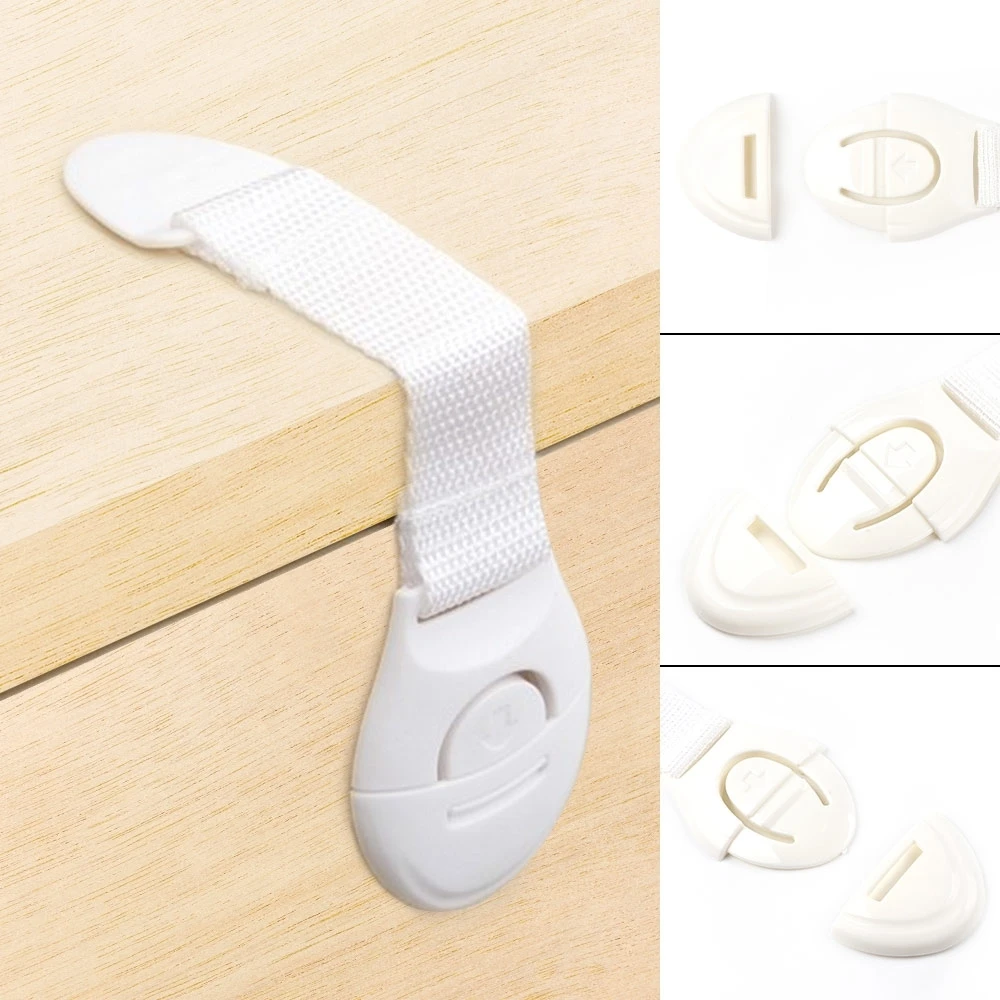 10pc Baby Security Protection Plastic Lock Child Cabinet Locking of Children From Doors Drawers Safety Products | Мать и ребенок