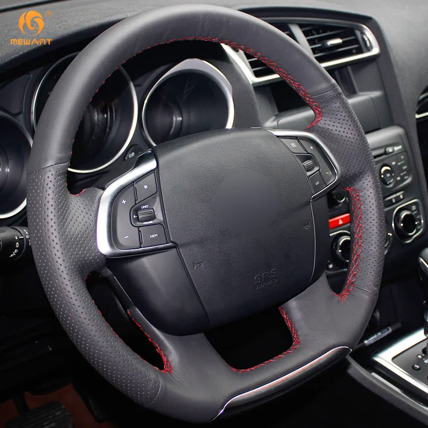MEWANT черная искусственная кожа фотоаксессуары для Citroen C4 C4L 2011 2015 DS4 запчасти