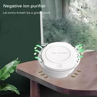 2 in1 air purifier wireless charger for home true hepa filters compact desktop purifiers filtration with night light air cleaner
