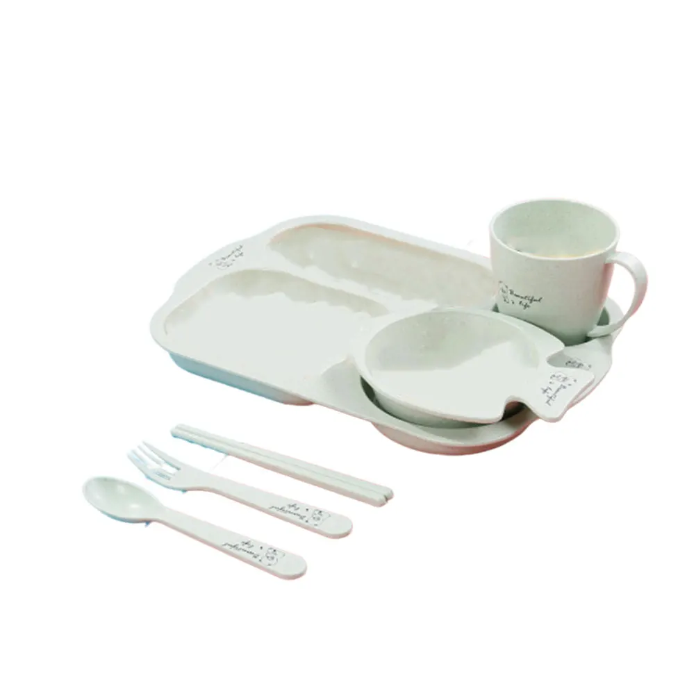 6 шт. креативная миска из пшеничной соломы изысканный обеденный поднос