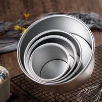 6810 inch heightened cake mould deepened anode removable bottom mold baking tool cylindrical cake baking tray bakery tools