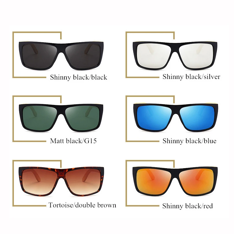 SOPRETTY New Retro Wood Men Bamboo Sunglasses Women Brand Design Goggles Wooden Sun Glasses Unisex Square Eyewear | Аксессуары для
