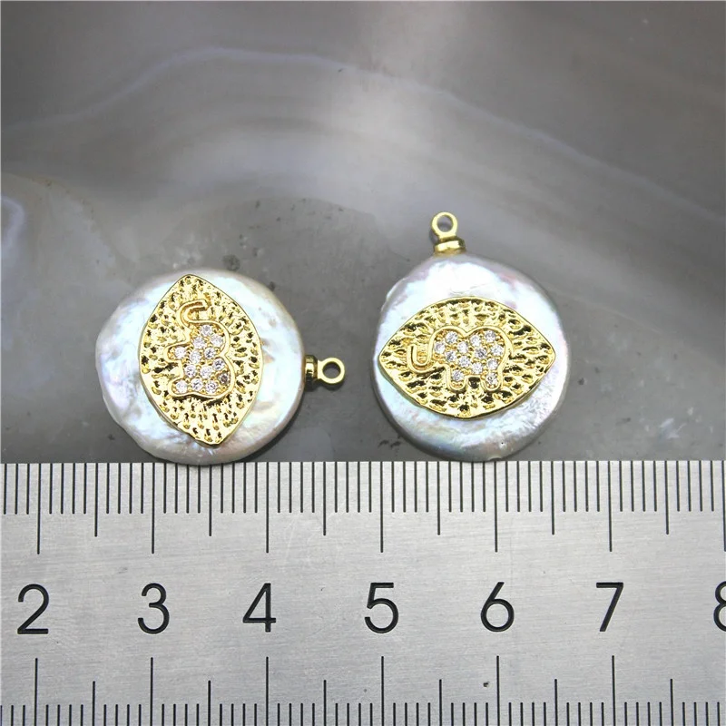 10*20 мм 10 шт./лот изысканный кулон с пресноводным жемчугом в виде слона ювелирные