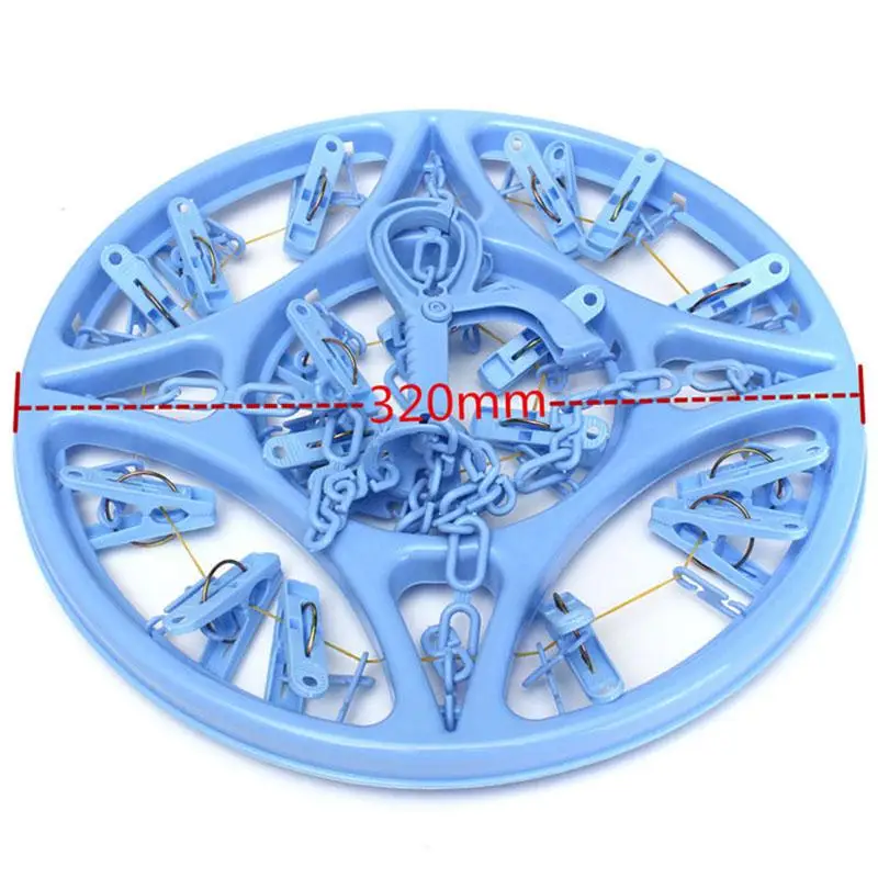 Пластиковая вешалка для одежды с защелками круглая пластиковая подвесная