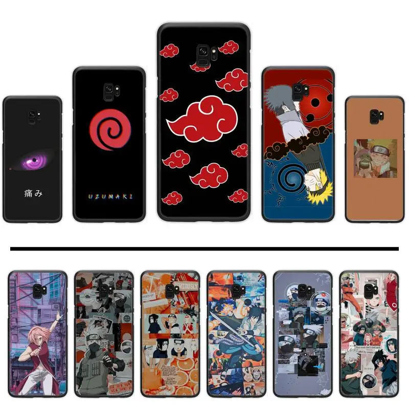 Аниме Наруто Итачи мягкий черный ТПУ Мягкий силиконовый чехол для телефона Samsung