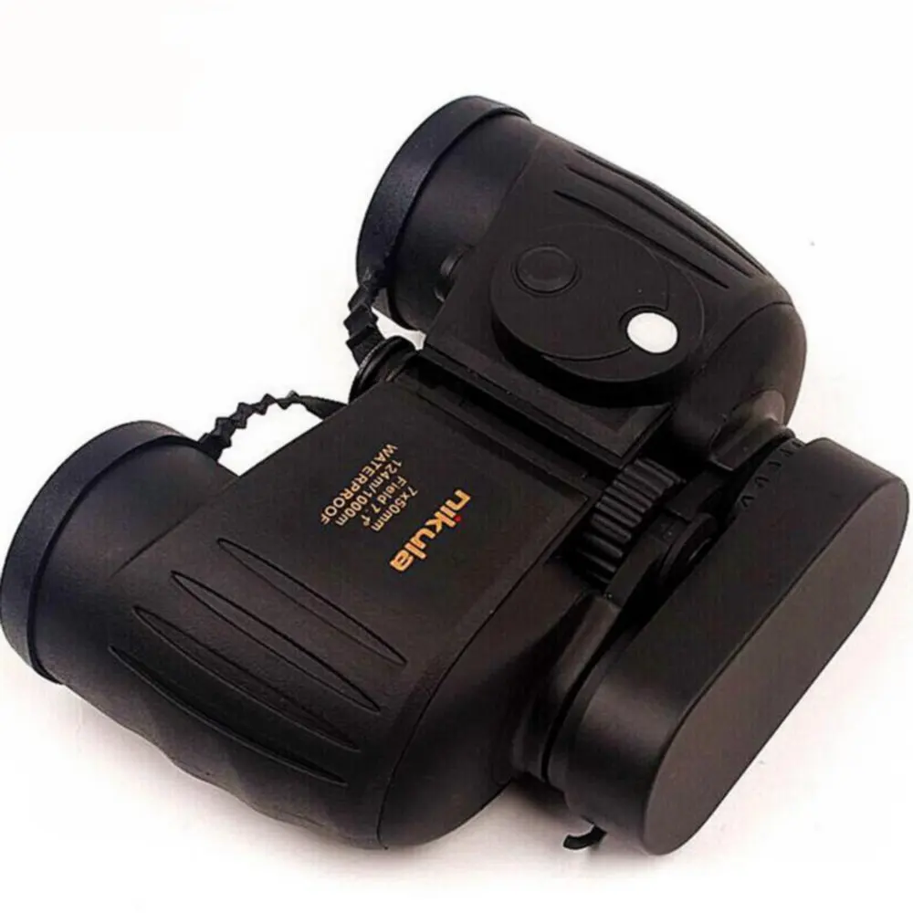 

7X50 Nikula Binoculars Telescope Telescopio Compass Rangefinder Glimmer Night Vision Belt Coordinate Ranging Fine