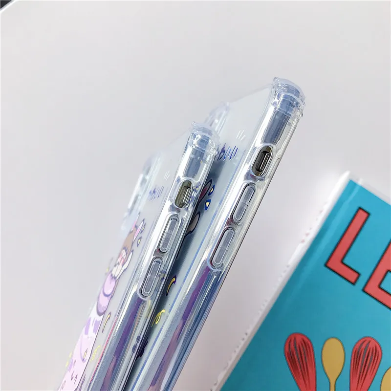 

Delicious Case For iPhone 12 Mini Pro Max 11 8 7 6 Plus XS Max XR X SE for iPhone Lens Protection Clear Shockproof Phone Cover