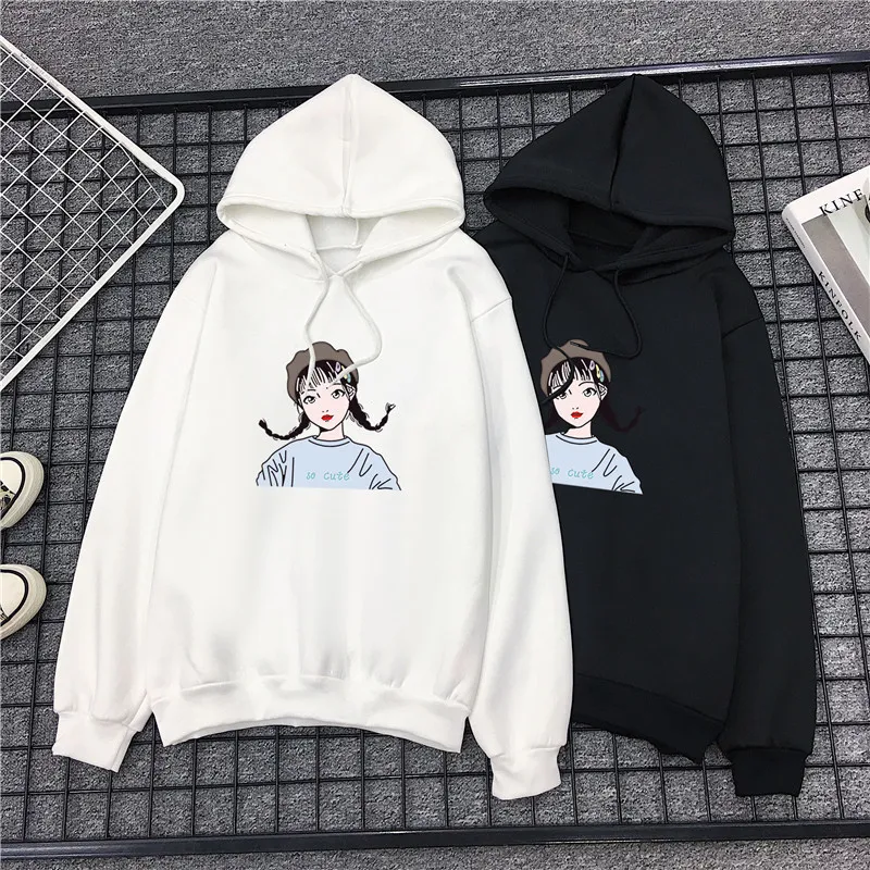 Большой размер Женская Корейская версия студенческой с длинными рукавами