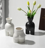 nordic imitation body art ceramic vase home decoration flower vase modern living room countertop flower arrangement accessories