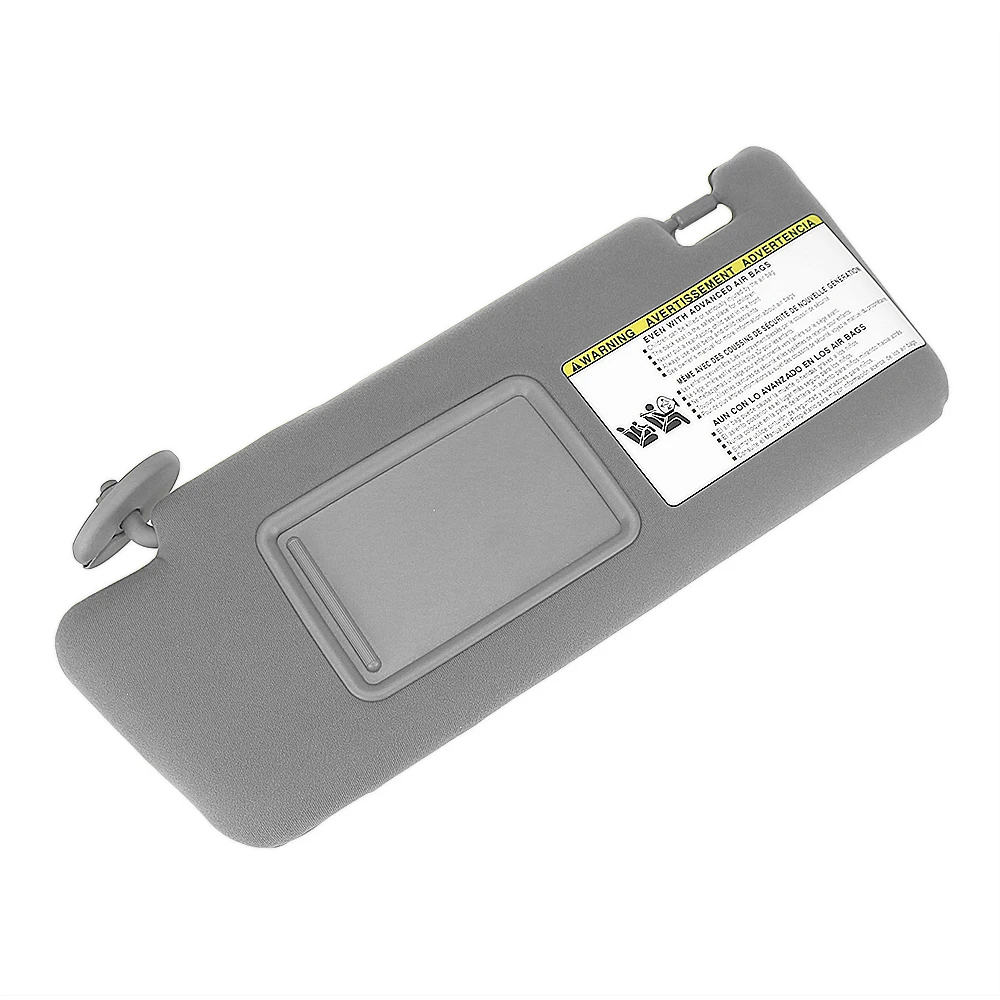 

Left Gray Sun Visor for Toyota Tacoma 2005 2006 2007 2008 2009 2010 2011 2012 Without Light Car Interior Sunvisor Sunshade Cover