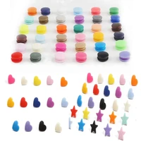 50100 sets plastic snaps button fasteners starheartround t3t5 bag folder buckle button resin garment accessories for clothes