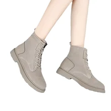 2021 nova moda inverno sapatos de salto alto botas curtas de neve de algodão de pelúcia quente martin feminino para mulheres largas sapatos de plataforma (3)