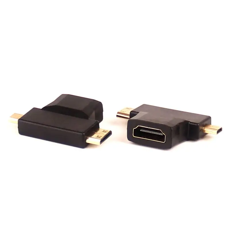 Высокое качество 3 в 1 Mini /Micro HDMI-совместимый для подключения к женскому кабелю