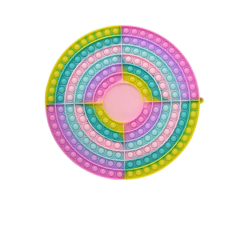 Новые игрушки Fitget антистрессовые Push Bubble большая красочная настольная