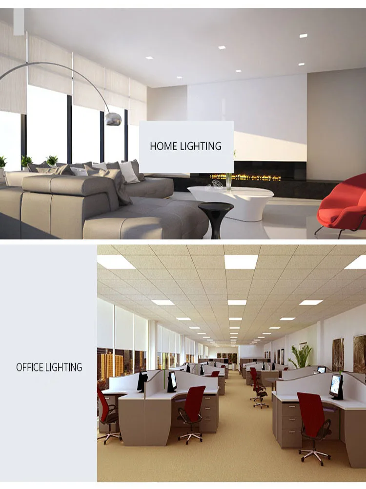 Белый светодиодный потолочный светильник s Панель 2835SMD встроенный круглый