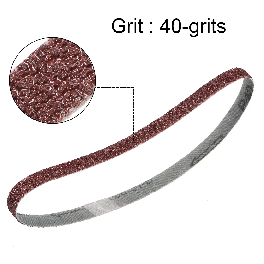 

uxcell Sanding Belts Aluminum Oxide Sand Belts 40 Grit 5pcs