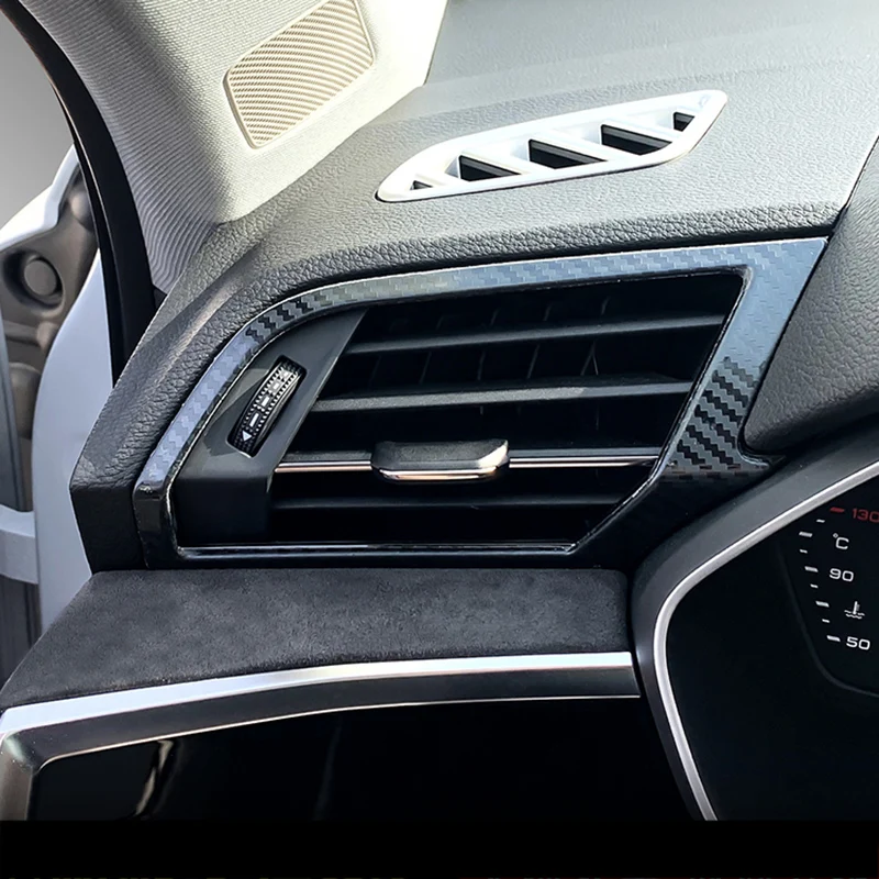 

Lsrtw2017 Car Center Console Air Conditioning Vent Outlet Frame Trims for Audi Q3 2019 2020 2021 Interior Accessories Auto