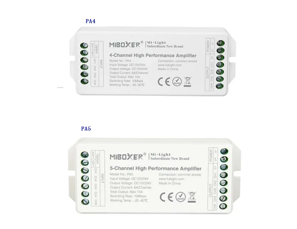 

Miboxe DC12V -24V 5-канальный 5CH высокая производительность операционный усилитель 4-канальный 4CH светодиодный Усилитель для 5050 RGB/RGBW светодиодный полосы светильник