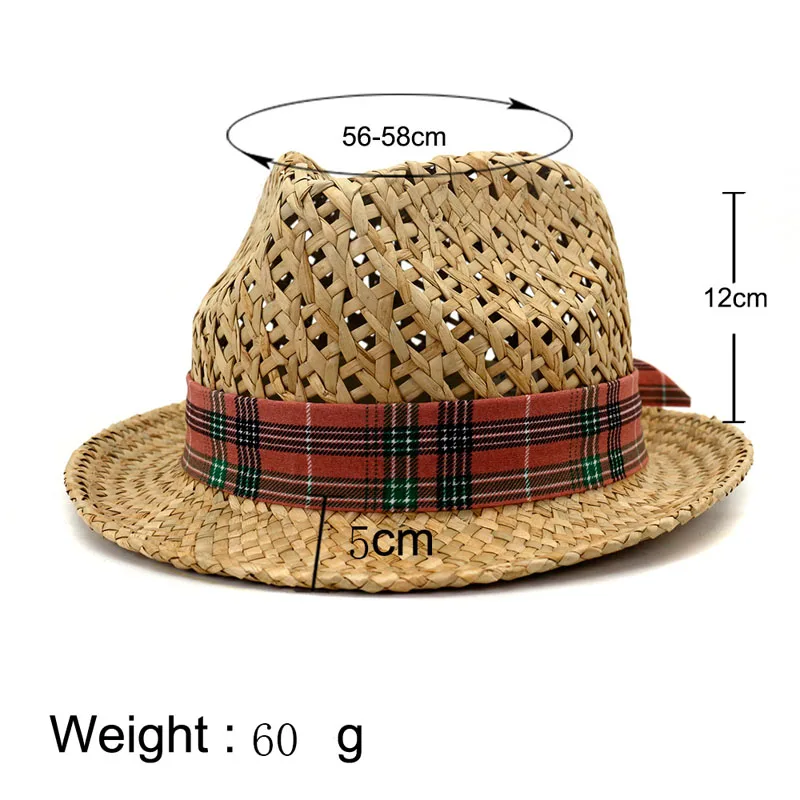 

Модные летние ковбойские соломенные шляпы в западном стиле; Пляжные кепки для защиты от солнца, кепка для мужчин и женщин, ретро Джаз соломе...