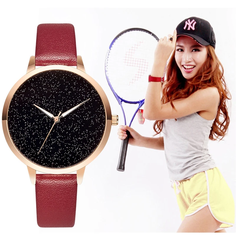 

Fashion Starry Sky Womens Watches Top Luxury Brand Ladies Watches For Women Quartz Wristwatches Famous Clock Relogio Feminino