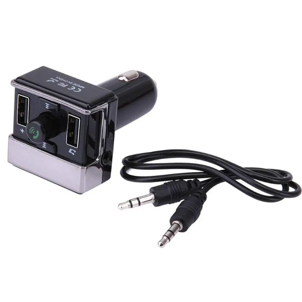 

MagiDeal Car Bluetooth FM Transmitter, Wireless Radio Adapter Hands-free