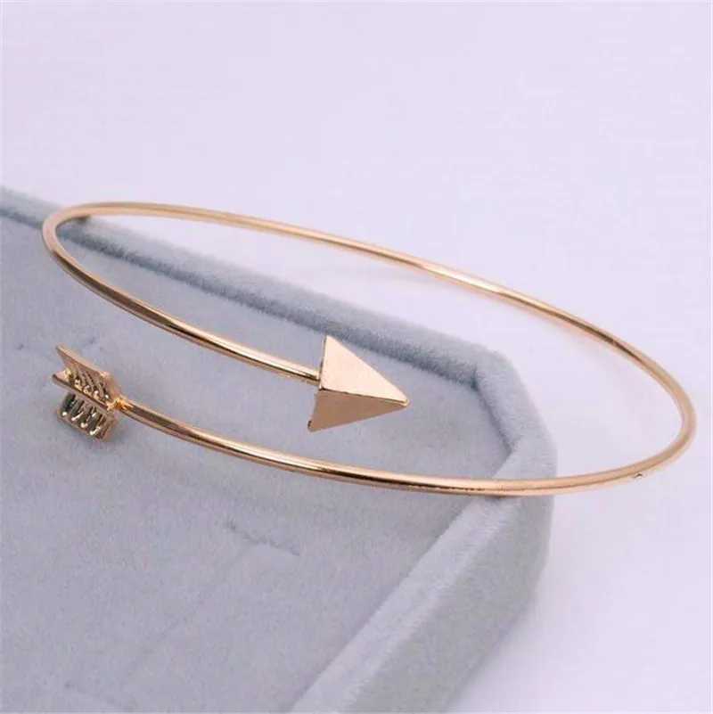 Hot Punk 2020 New Fashion Bracelet Personality Simple Geometric Gold silver Triangle Bangles Lady Wholesale Faith Bracelets | Украшения и