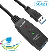usb 3 0 extension cable male to female usb extender cable high speed 5gbps built in signal chip micro power port 5 30m extension