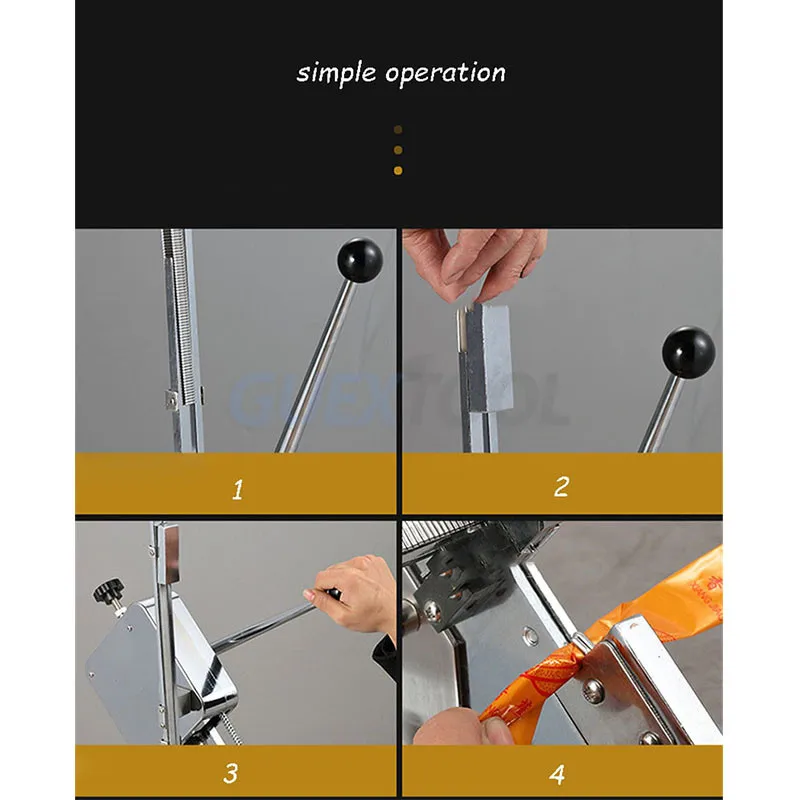Ручной пресс-подборщик для супермаркетов машина запечатывания пластиковых