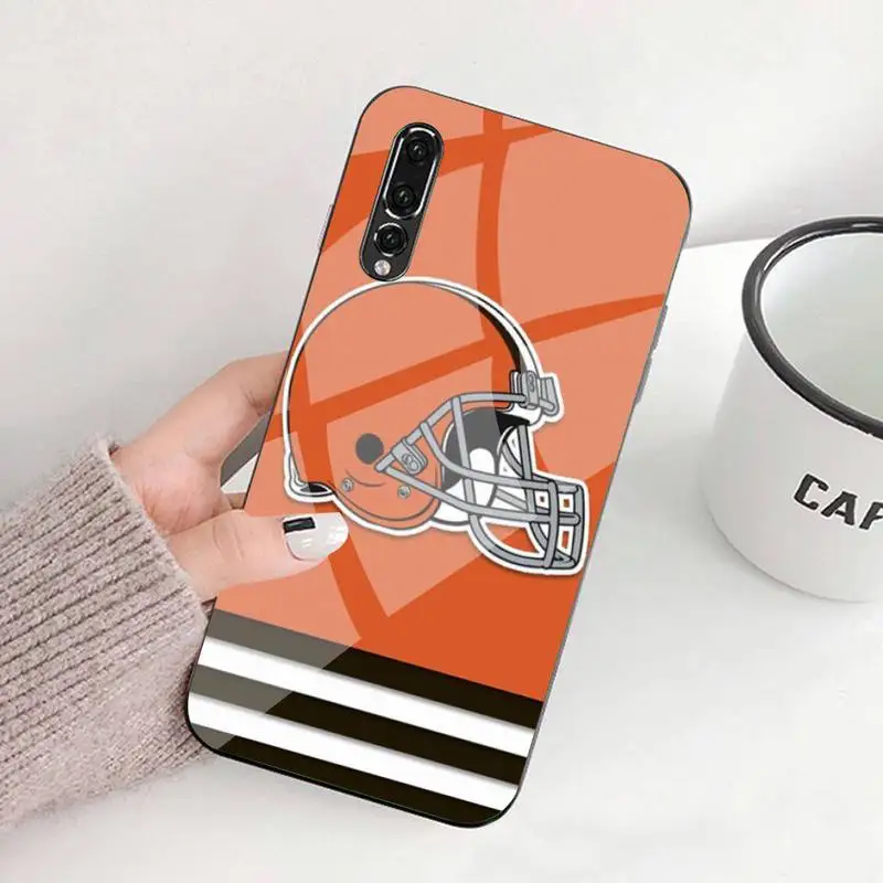 

0 Cleveland Browns Phone Case Tempered Glass For Huawei P9 10 Plus 20 Pro Mate9 10 20 20pro Honor7A 8X 9 10 Nova3i 5