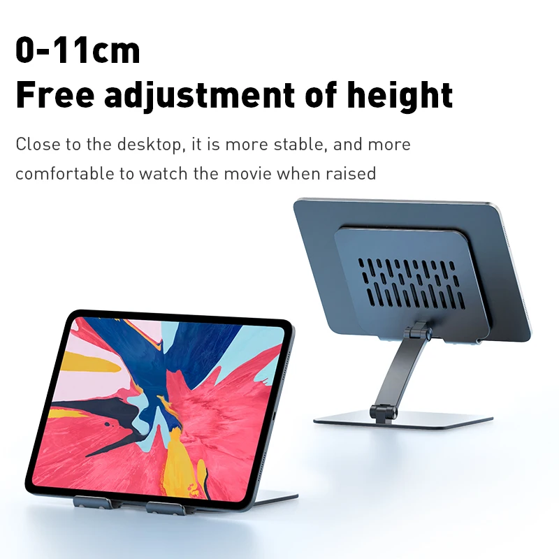 Hagibis Tablet Stand iPad Adjustable Foldable Height Holder Aluminum For Pro 9.7 10.5 12.9 Air Mini Kindle Switch | Компьютеры и офис