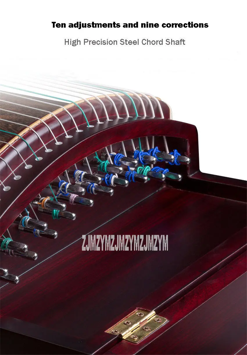 Guzheng Инструмент из цельного дерева ручная резьба профессиональная производительность guzheng с полным набором роскошных аксессуаров XSb001