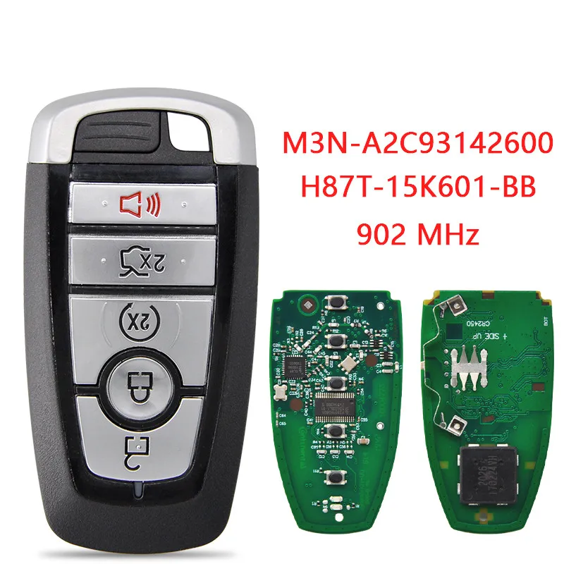 

Ключ дистанционного управления для автомобиля, 2 шт., для Ford Edge Fusion DISPATCH Explorer Mustang M3N-A2C93142600 ID49 Chip 902MHz, без ключа Go