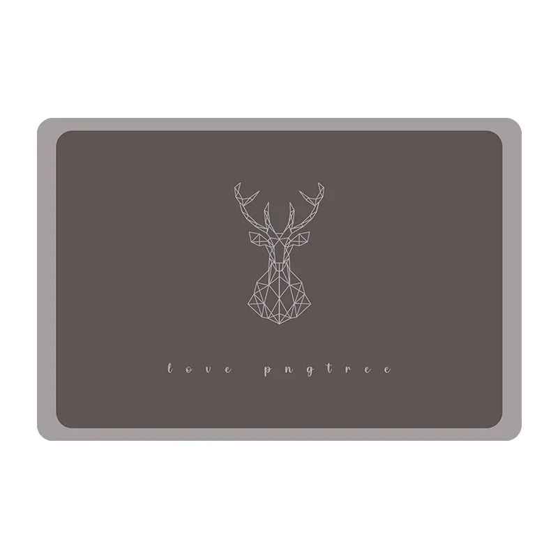 

Абсорбирующие и быстросохнущие напольные коврики из резины с диатомом для двери и туалета и ванной, Нескользящие домашние напольные коврик...