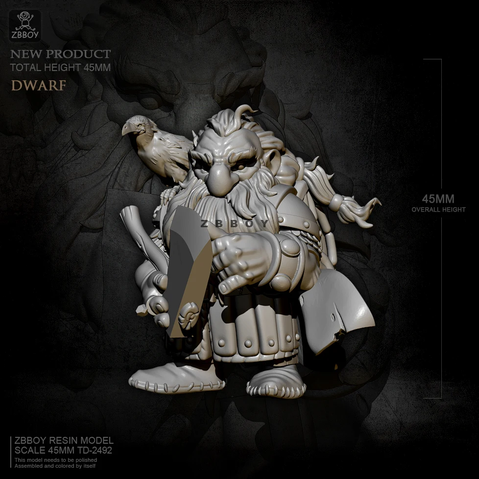 Смоляные модели 45 мм самосборка