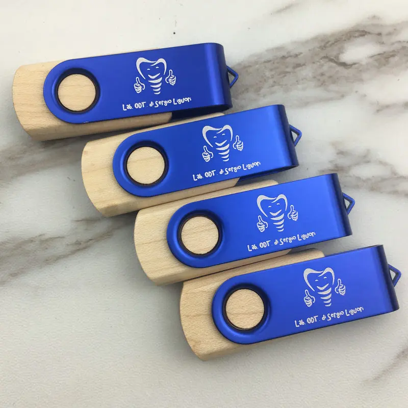 (Более 10 шт. бесплатный логотип) Красочный Деревянный индивидуальный Usb флэш