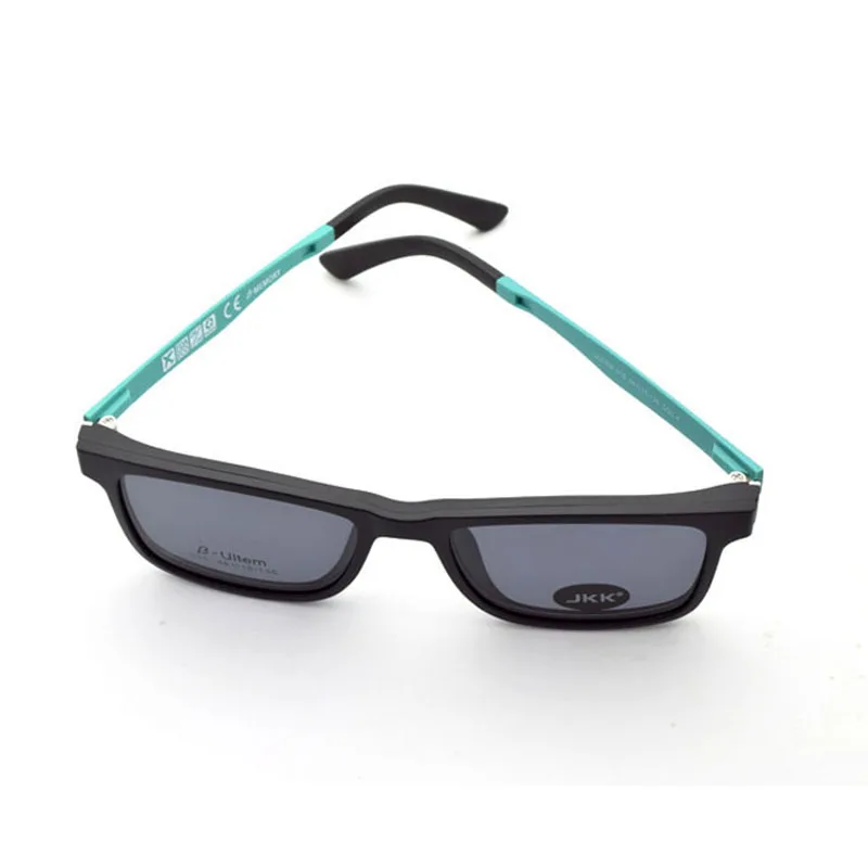 Ультралегкая Узкая оправа для лица детский магнитный зажим очки близорукости