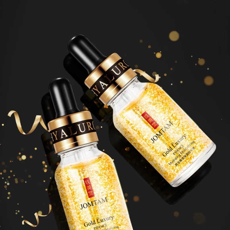 

Professional 24K Gold Face Serum Moisturizing Dilute Fine Lines Shrinking Pores Gold Facial Care Essence